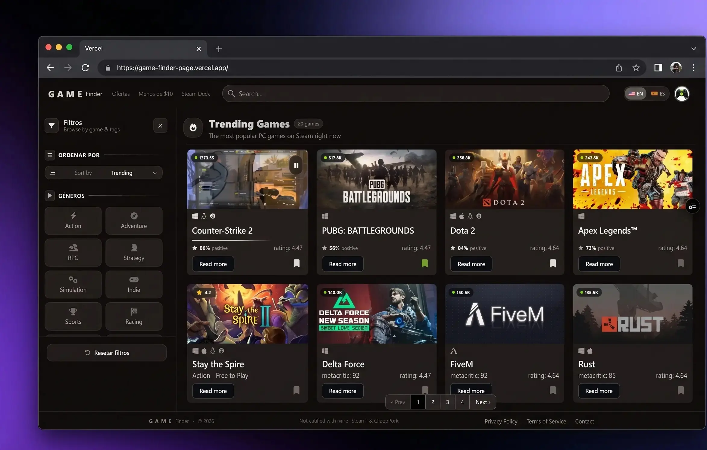Game Finder